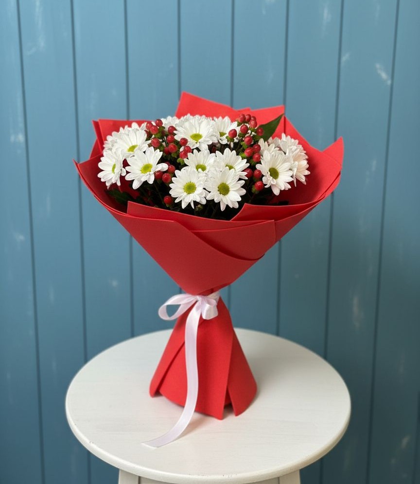 Букет цветов из: Хризантемы в Свердловский