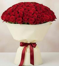 Букет 101 Красная роза Милано в Свердловский